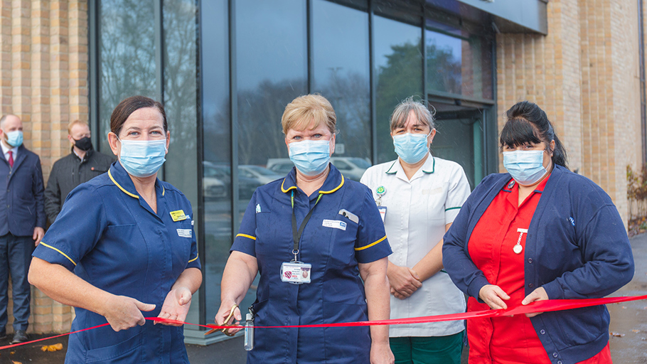 Bevan Unit Ribbon Cut