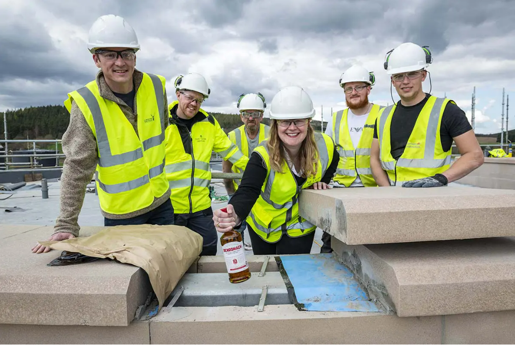 The Cairn Distillery reaches new heights with topping out ceremony