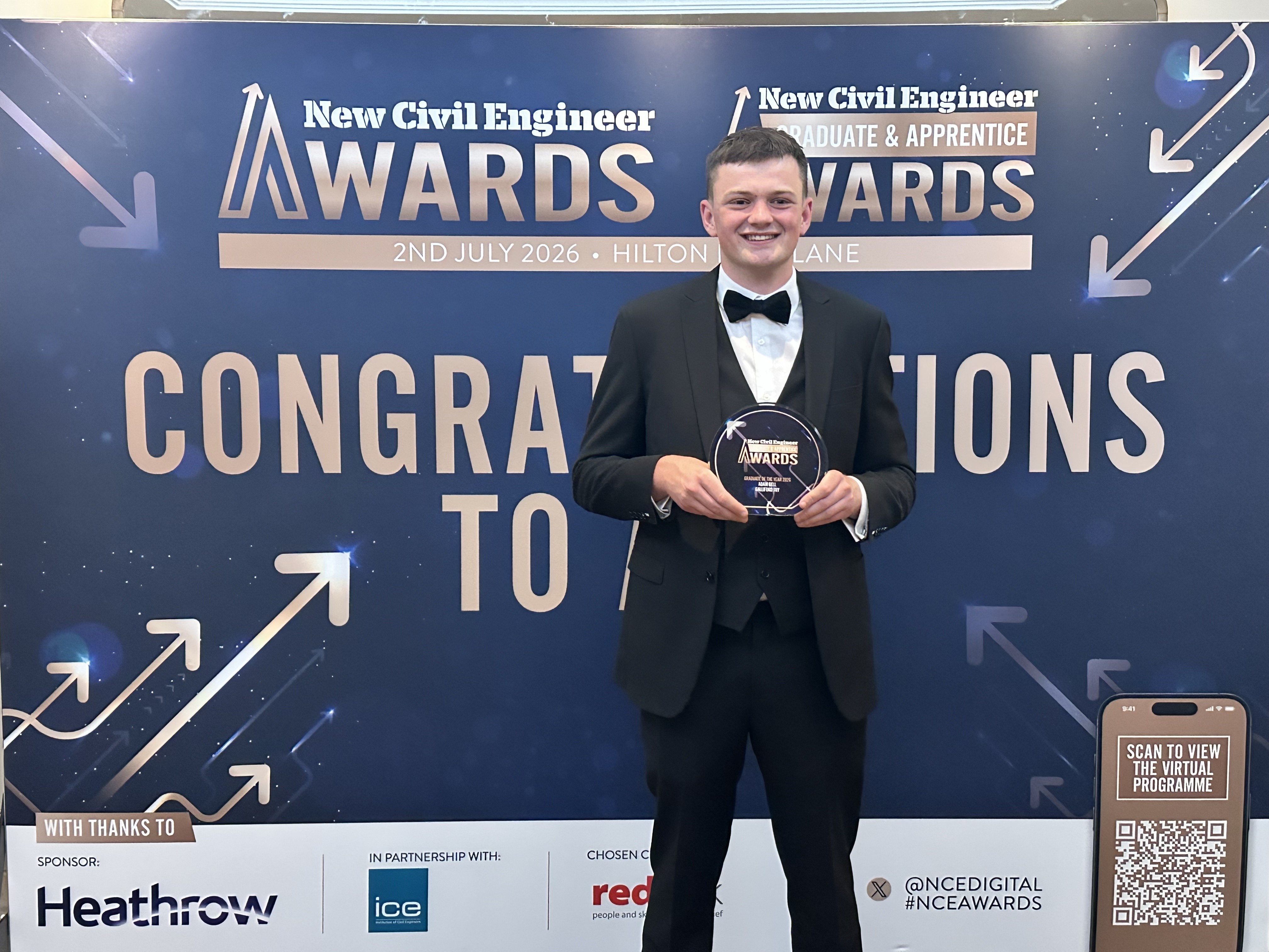 Adam Bell named Graduate of the Year at NCE Graduate and Apprentice ...
