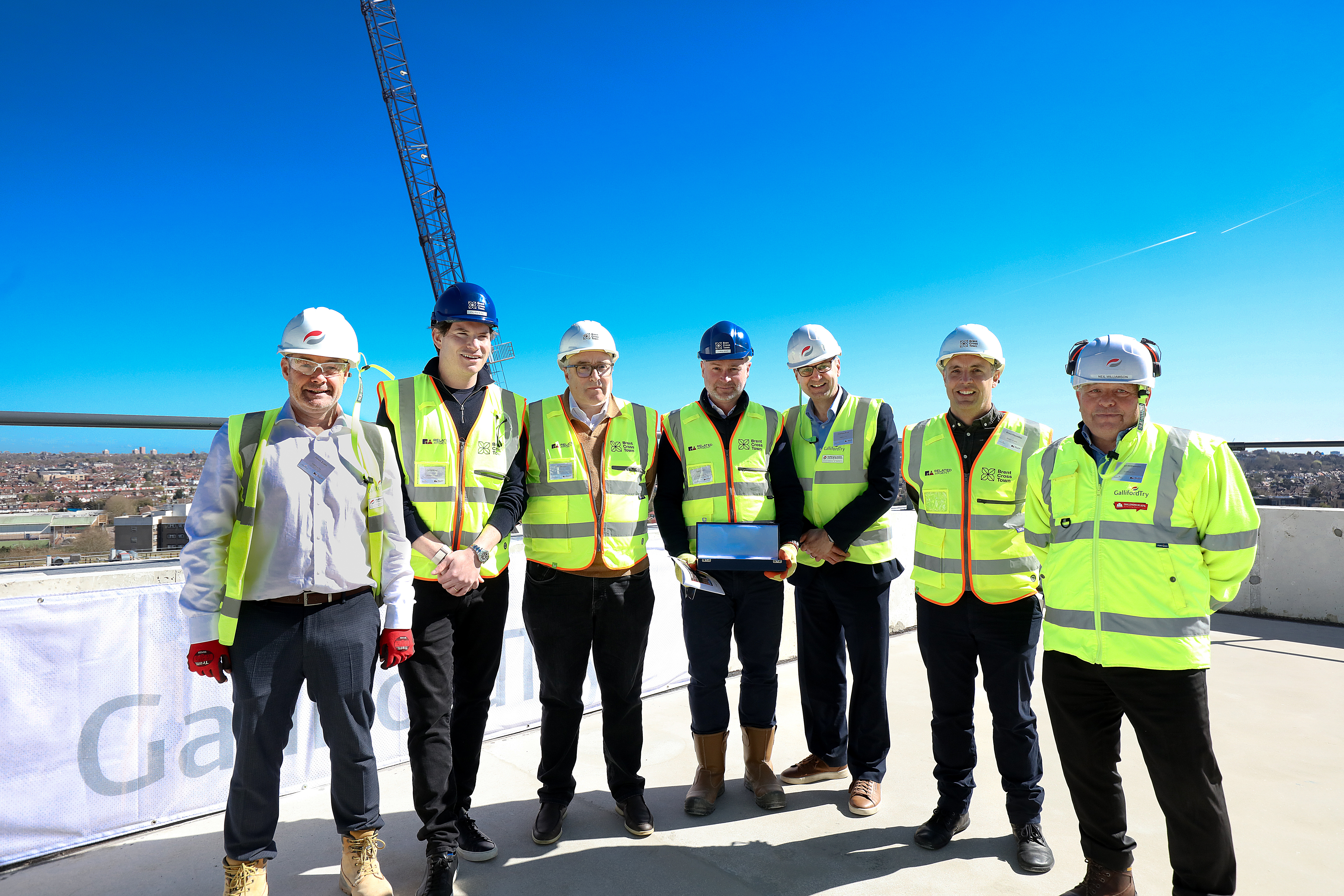Galliford Try marks key milestone with Plot 14 topping out at Brent ...